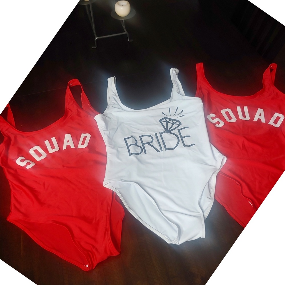 Bride and Squad bathing suits Sz S and M